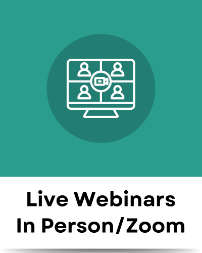 Live and Zoom Webinards