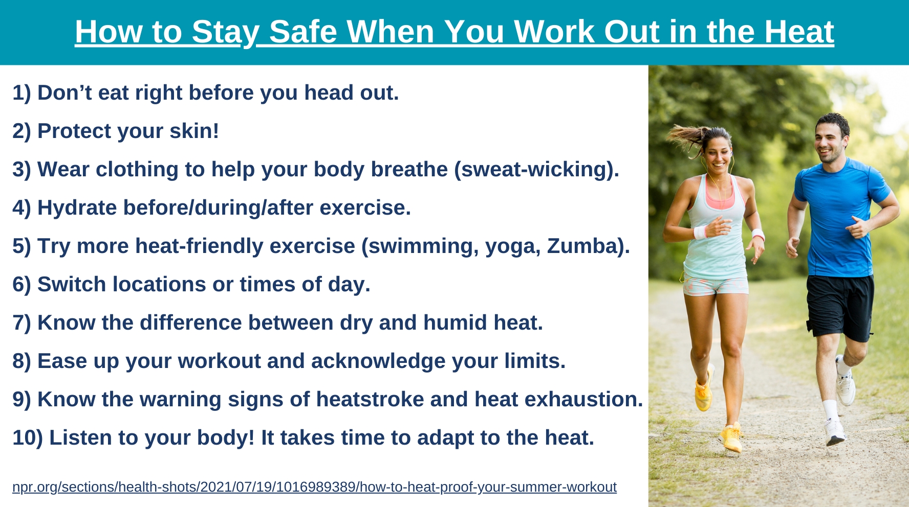 Stay safe in the heat